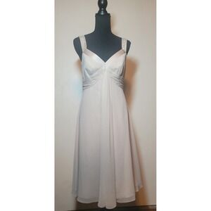 David's Bridal Bridesmaid Dress - Cream/Ivory